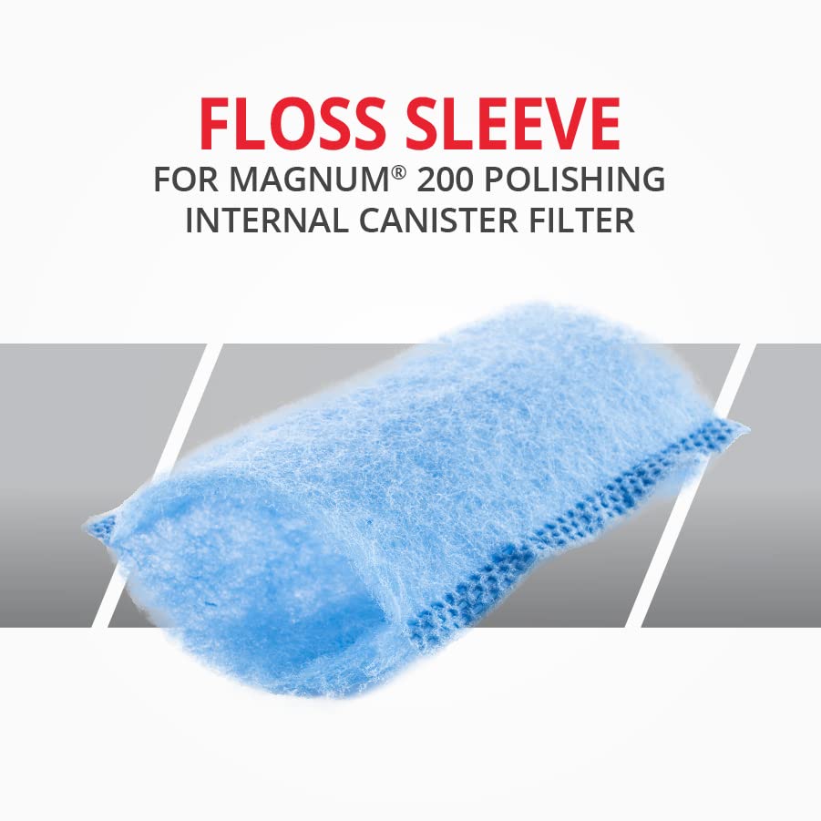 Marineland Magnum 200 Polishing Internal Filter Floss Sleve, Traps Small Dirt Particles, 1 Ct. - color: Blue, size: 1 Count (Pack of 1)