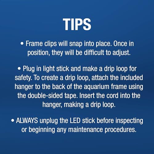 Tetra LED Aquarium Hood 24 in x 12 in, Low-Profile Fish Tank Cover with Hidden Lighting - size: 24 Inch