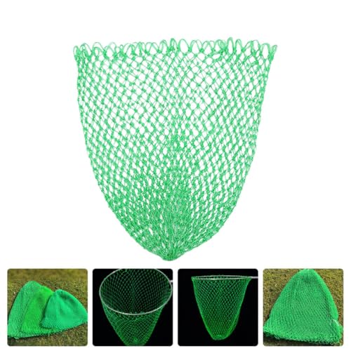 Toyvian Reinforced Nylon Fishing Net Head Replacement Lightweight Multi-Strand Fish Catching Net for Freshwater Fishing Accessories for Outdoor Anglers