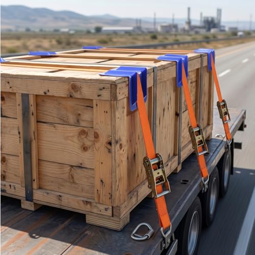 JUCHEN 12in Flatbed Edge Protector, Edge Corner Tie Down Protector, Protects Cargo Edges from Wear & Tear, (10Packs)