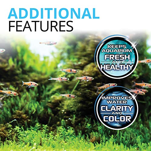 Fluval Carbon Filter Media for Aquariums, Premium Bituminous Carbon Inserts, 100-gram Nylon Bags, 3 Count (Pack of 1), A1440