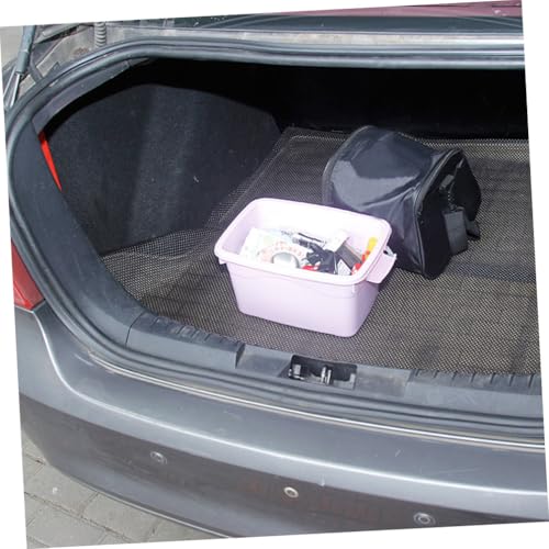 HOMSFOU Multipurpose Non-Slip Mat for Home Office Caravan Rv Boat Workshop Black PVC Grip Mat