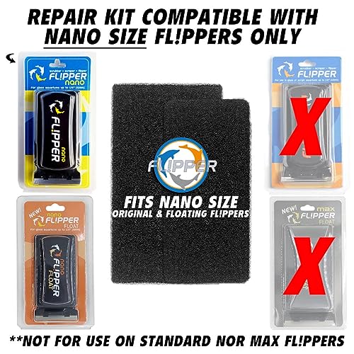 Flipper Cleaner Nano Maintenance Repair kit for Nano Size Original and Floating Flipper Aquarium Cleaners - size: NANO