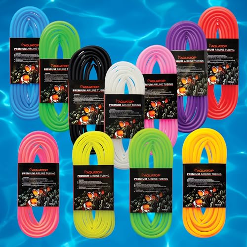 Aquatop Clear Color Premium Airline Tubing, 13 feet (4-Meter), 1/8" Inside Diameter, AT-4CL - color: Clear