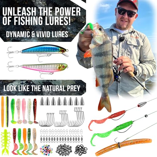 PLUSINNO Fishing Backpack with Floating Fishing Net, Tackle Boxes, Waterproof Sling Tackle Bag For Fish Gear With Rod Holder, Gifts for Men - color: Fishing Backpack With Fishing Net (Orange)