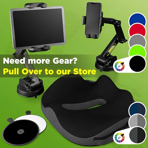 1 pc Heavy Duty Dashboard Pad Mounting Disk for Semi Trucks 4.5" (114.3 mm) Adhesive Disc for Suction Cup Phone & Tablet Mounts, GPS & Dash Cam Trucker Mounts Adhesive, Extra Strong w/Side Grip - size: Pack of 1