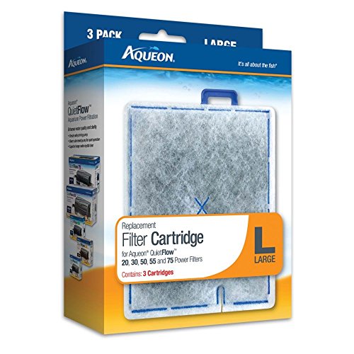 (2 Boxes) Aqueon 06087 Filter Cartridge, Large, 3-Pack each