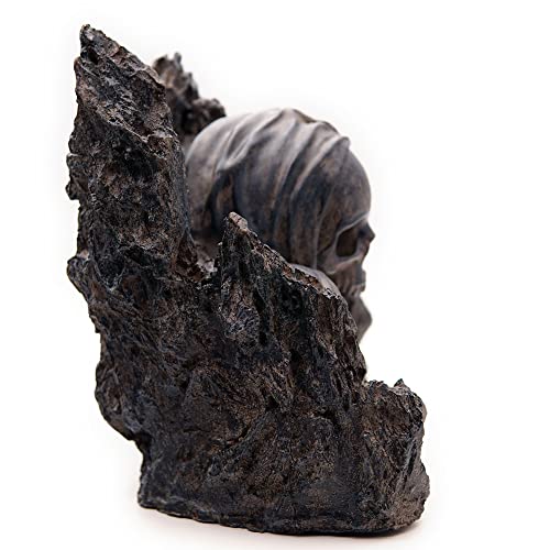 Allcolor Fish Tank Decor Rocks.Aquarium Decoration Model.Easy and Quick Solution for Aquascaping.(Skull Canyon) - style: Skull Canyon
