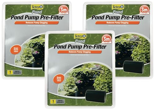 TetraPond Cylinder Prefilter for Water Garden Pumps (Pack of 3) - size: 6 IN (Pack of 3)
