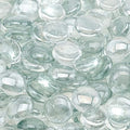Stanbroil 10-Pound Fire Glass Beads - 1/2 inch Luster Fire Glass Drops for Fireplace Fire Pit | Gas Log Sets | Landscaping | Fish Tank, Crystal Ice Luster - color: Crystal Ice Luster