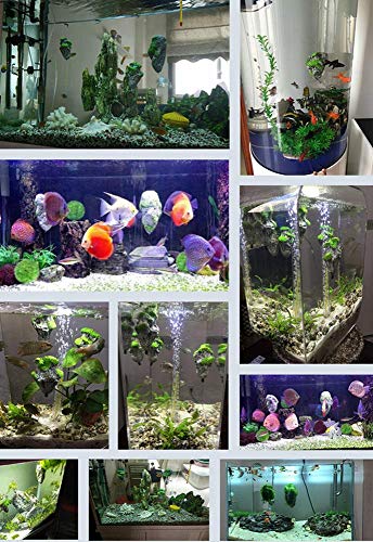 Hewnda Aquarium Decor - Floating Moss Rock Resin Stone - Fish Tank Decor, Small Aquarium Magic Hallelujah Floating Garden