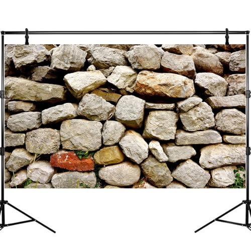 Stone Aquarium Background Natural Rock Fish Tank Background Rocky Glass Terrarium Background Stone Wall with Sunray Aquarium Background Stone Rock Reptile Habitat Background Poster 36x18in - color: Rock Gray, size: 36(W)x18(H)inches/ 90(W)*45cm(H)