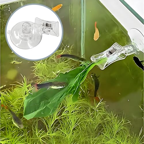 LJY 12 Pieces 45mm Suction Cup Clip Advertising Pop Display Business Cards Holder Stand Clear Clamps for Fridge Shower Aquarium