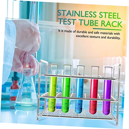 1Pc Test Tube Rack Laboratory Tube Holder with and Easy to Store and Clean for Scientific