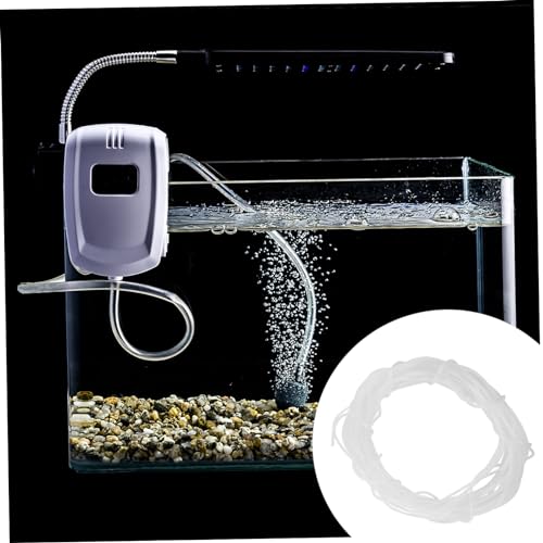 Happyyami 30m Flexible Airline Tubing Clear Tubing for Aquarium Air Pump and Strong Hose for Fish Tanks and Pools for Connecting Pumps and Stones