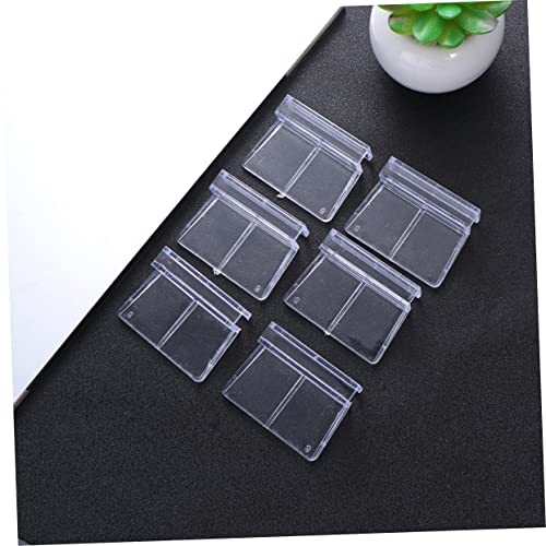 YARNOW 10pcs Plastic Aquarium Supports Fish Tank Cover Bracket Tank Stand for Betta Fish