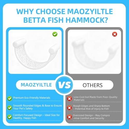 White Betta Fish Hammock,Betta Fish Tank Accessories Decorations,Safe Floating Aquarium Rest Ledge for Bettas,Nano Fishs,Small Fish Shrimp (White) - color: White