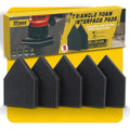 TPmax 5-Pack 90×65 mm Foam Interface Pads – Hook & Loop Buffer Pads Compatible with Milwaukee M12 Detail Sander – Vibration Reduction for Wood, Auto, Boat, Furniture