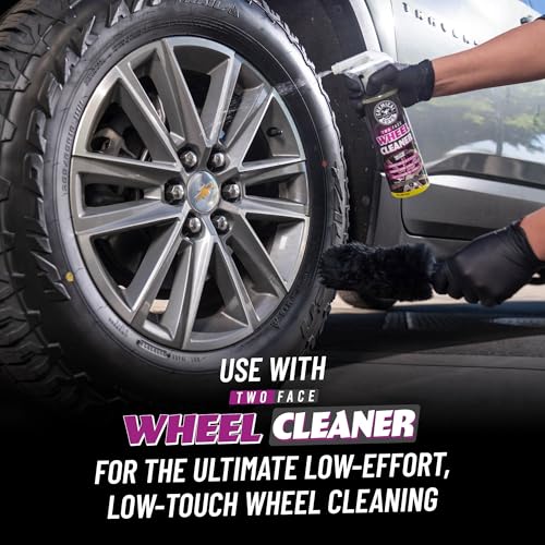 Chemical Guys Gerbil Wheel and Rim Cleaning Brush - Soft Natural Bristle Detailing Tool for Tires, Exhausts & Delicate Surfaces - Wheel Cleaner Brush to Safely Clean Brake Dust, Grime and Dirt, 1 Pack - size: 1 Count (Pack of 1)