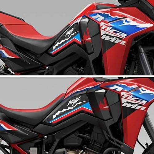 for Africa Twin CRF1100L Africa Twin crf1100l 2025 2024 2023-2020 New Accessories Fuel Tank Pads Protection Stickers Decals Motorcycle Knee Pads Fuel Tank Traction Pads Tank Stickers Tank Grip