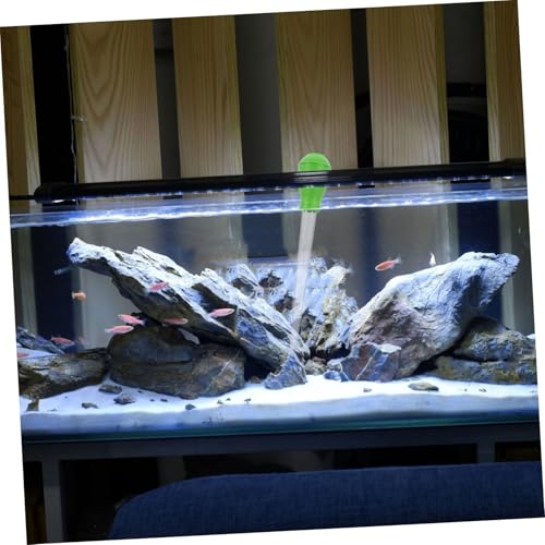 GANAZONO Aquarium Water Change Kit Manual Cleaning Tool Set Feeder Gravel Vacuum and Cleaning Tubes for Small Fish Tanks