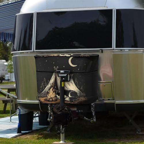 Camping 20lb RV Propane Tank Cover Heavy Duty Propane Gas Cylinder Cover Dust-Proof All Weather Protection - color: Camping, size: S(20LB)