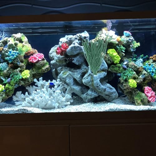UKCOCO 10pcs Aquarium Spawning Mops for Fish and Shrimp Breeding Floating Decorative Grass for Aquarium, Lightweight Breeding Resting Grass Enhances Tank Aesthetics for Christmas Daily Decor