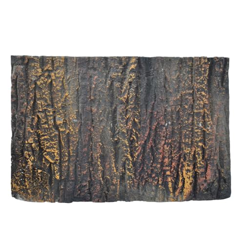 PINVNBY Reptile Terrarium Cork Background,17.72x11.02 Inches 3D Bearded Dragon Tank Backgrounds Wall Reptile Stereo Backdrop Amphibian Habitat Climbing Board Decoration for Lizard Gecko Reptile Turtle - color: 【CORK】