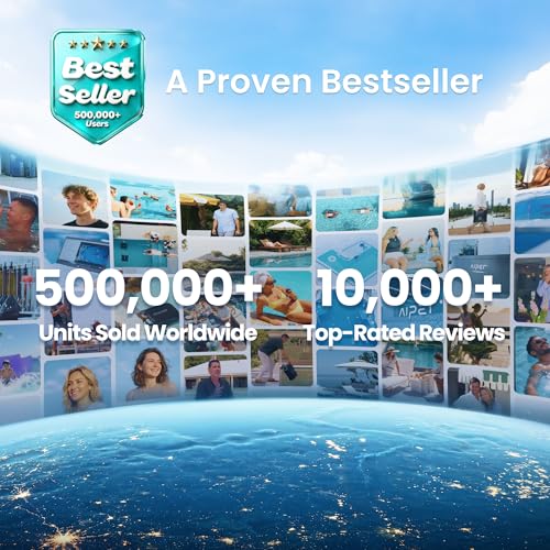 (Renewed) Aiper Scuba S1 (2026 Upgrade) Robotic Pool Cleaner, Weekly Custom Cleaning Plan, 270 Min Runtime, Over-the-Waterline Scrubbing, Smarter Navigation - color: Black