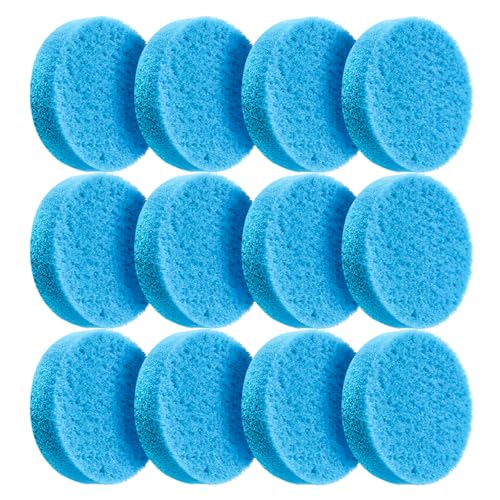 SaferCCTV 12Pcs Fine Filter Pads Water Polishing Pad Compatible with Fx4, Fx5, Fx11, Aquarium Filter Canister Filter Cotton Replacement Pad - color: Blue, size: 12Pcs