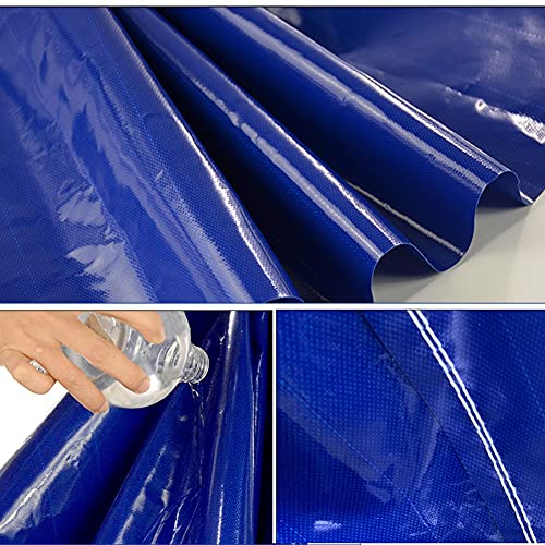 Versatile Aquarium Pool Outdoor Use Durable FoldableTemporary Fish Pond,Portable Folding Fish Pond Liner with Grommets 0.45mm PVC Canvas Temporary Holding Tank Water Container 400gsm Pool fo - size: 2x10x1M