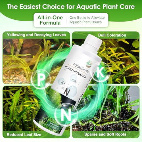 HC034 Aquarium Plant Liquid Fertilizer - Advanced Macro Nutrient Solution for Freshwater Planted Tanks, Promotes Root & Leaf Growth, 150ml/500ml/1000ml (150mL) - color: NPK Fertilizer, size: 150mL