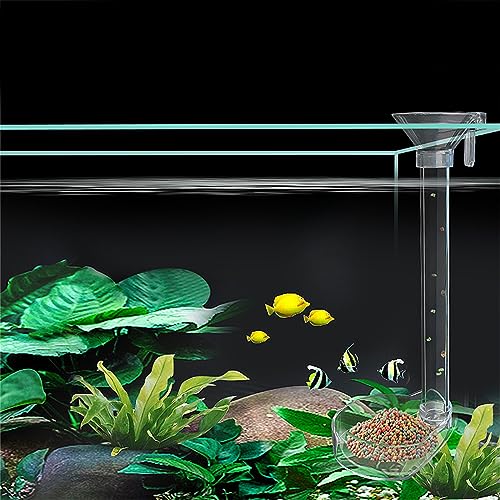 Shrimp Feeding Dish Set, Aquarium Fish Feeder Tube Kit Clear Shrimp Tube with Brush for Fish Tank