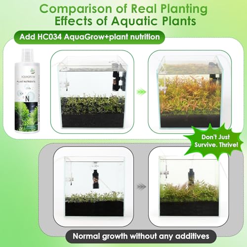 HC034 Aquarium Plant Liquid Fertilizer - Advanced Macro Nutrient Solution for Freshwater Planted Tanks, Promotes Root & Leaf Growth, 150ml/500ml/1000ml (1000mL) - color: NPK Fertilizer, size: 1000mL