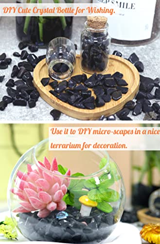 Obsidian Healing Crystal Chips Bulk Gemstones Sets Tumbled Crushed Stones Crushed Crystals Natural Rocks for Fountain Rocks Decoration Reiki Energy Balancing Meditation Aquarium Gravel 0.44lb - color: Obsidian, size: 0.44 Pound