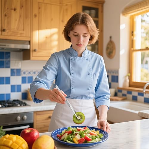 8-Inch Kitchen Tweezers Tongs Stainless Steel Kitchen Tweezers for Cooking Chef Tweezer Professional Skinny Culinary Tongs for Pasta Food Plating BBQ (3PCS) - size: 8INCH