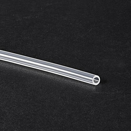 uxcell Silicone Tubing 5/32"(4mm) ID X 9/32"(7mm) OD 6.6ft(2m) Silicone Rubber Tube Air Hose Pipe for Pump Transfer Clear - size: 4mm x 7mm