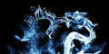 Water Dragon Aquarium Background Poster HD Fish Tank Decorations Landscape (30" x 18"/ 76 x 46cm) - size: 30" x 18"/ 76 x 46cm