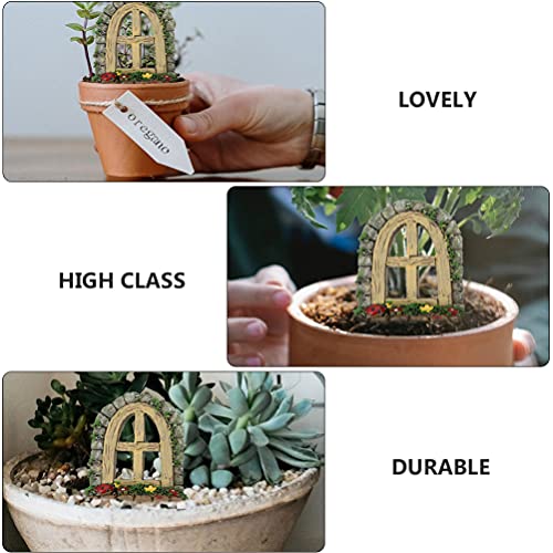 Fish Tank Succulent Flower Pot 4-Pack Miniature Garden Ornaments Aquarium DIY Landscaping Accessories 2.36X1.96X0.78 Inch for Home Office Decoration