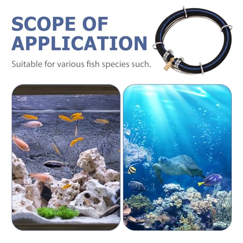 Gadpiparty Stainless Steel Pond Air Diffuser Ring 15cm Round Bubble Stone Oxygen Bubbler for Aquarium Fish Tank Indoor Outdoor Fish Pond