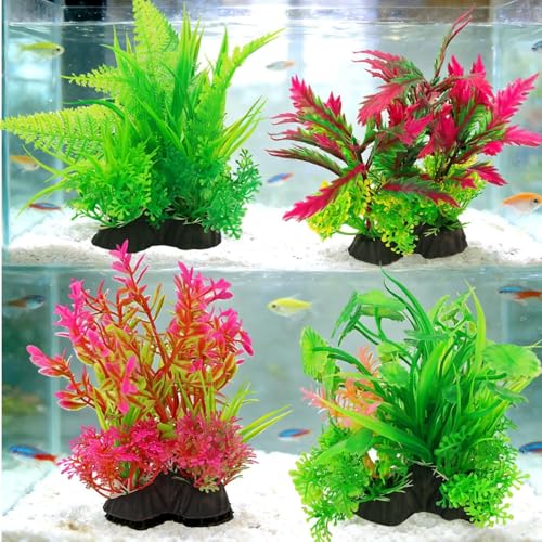 Artificial Aquarium Decor Plants Water Plastic Ornament Aquatic Plant Fish Grass Decoration Accessories ﻿ (Style B)
