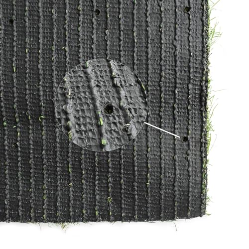 iCustomRug Ivy, Thick Realistic Grass Mats & Rugs & Rugs 5' X 8' Synthetic Turf with Finished Edges, Indoor Outdoor Grass Pet Pad - size: 5 x 8 Feet