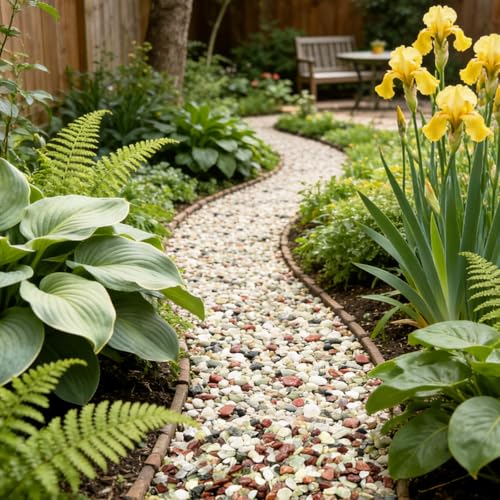 Gravel for Plants, 3/8 Inch Pebbles Polished Decorative Aquarium Gravel - Small River Rocks for Fish Tank, Succulent, Vase, Bird Bath, Garden Landscaping and Top Dressing-3LB
