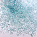 HappyFiller 1.3 LB Crushed Sand Broken Glass Pieces Crush Terrarium Gravels for Resin Arts Crafts, Fire Pit,Succulents,Vase Fillers Candle Holder Filler,Aquarium Fishbowl Stones,Water Blue - color: Water Blue