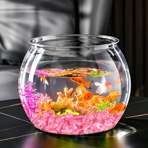 Kaiyuan Dynasty 100pc Pink Fish Tank Rocks Glow Rocks for Fish Tank Glow in The Dark Stones Aquarium Decor Pebbles Luminous Stones for Lawn,Pathway,Pink (0.8-1.2") - color: Pink, size: 100