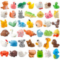 42 Pcs Mini Resin Animals 42 Styles Resin Animals Figurines Bulk for Micro Fairy Party Favors Garden Hide Accessories Dollhouse Crafts Decor - style: 42Pcs-Animals