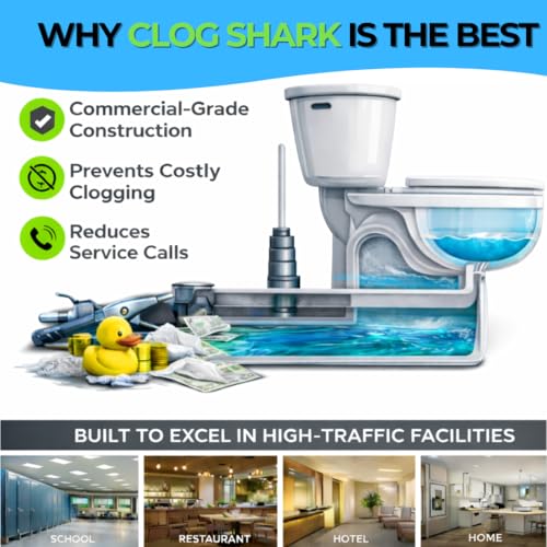 Commercial Toilet & Drain Clog Prevention Device, Heavy-Duty Plumbing Guard, Made in USA, Easy Tool-Free Installation, Prevents Pipe Blockages for Restaurants, Hotels & Businesses (2 Pack) - style: 2 Packs