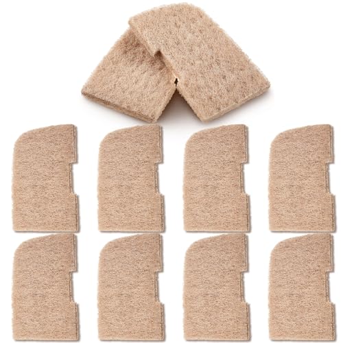 Threlaco 10 Pack Ammonia Remover Pads Compatible with Fluval 307/407/306/406, Aquarium Filter Replacement Pads for Fish Tank (Ammonia Remover) - color: 306/307/406/407 Ammonia Remover