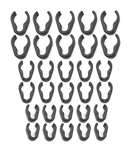 Mic Cable Clips - 30Pcs Universal Mic Boompole Clips