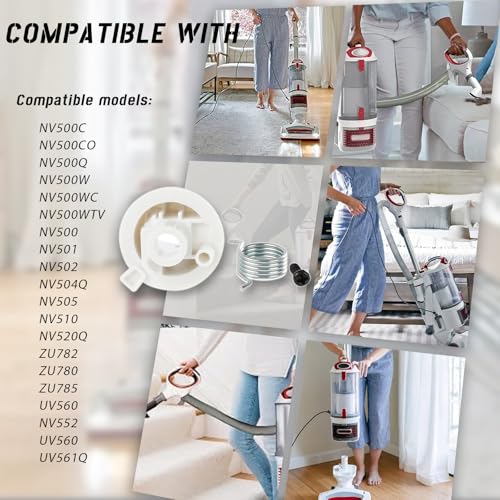 Elbow Valve Latch Swivel Screw Lock Holder Compatible with Shark NV500 NV501 NV502 NV552,etc.(Rear Hose Swift Valve and Latch Lock The Elbow onto The Vacuum Cleaner Body)